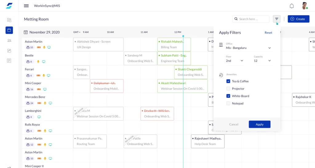 Workplace management system
