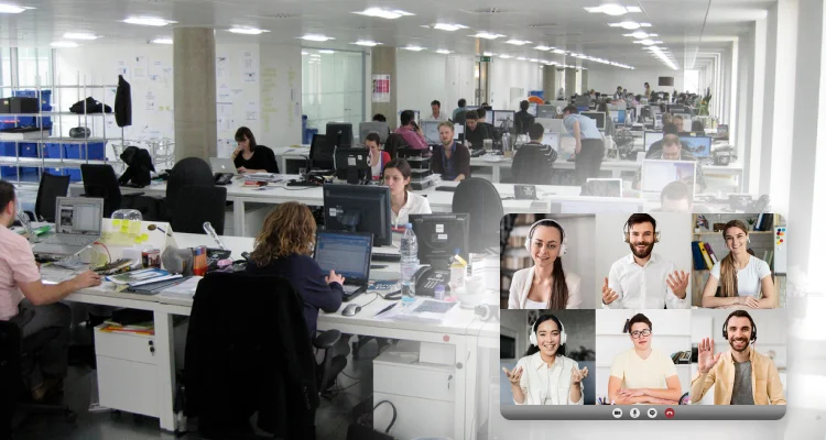 Hybrid work model