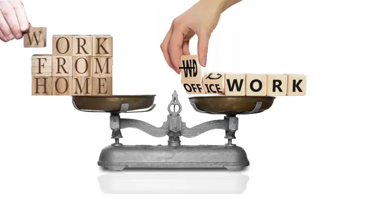 hybrid work model