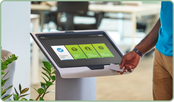 Book with Meeting Kiosks